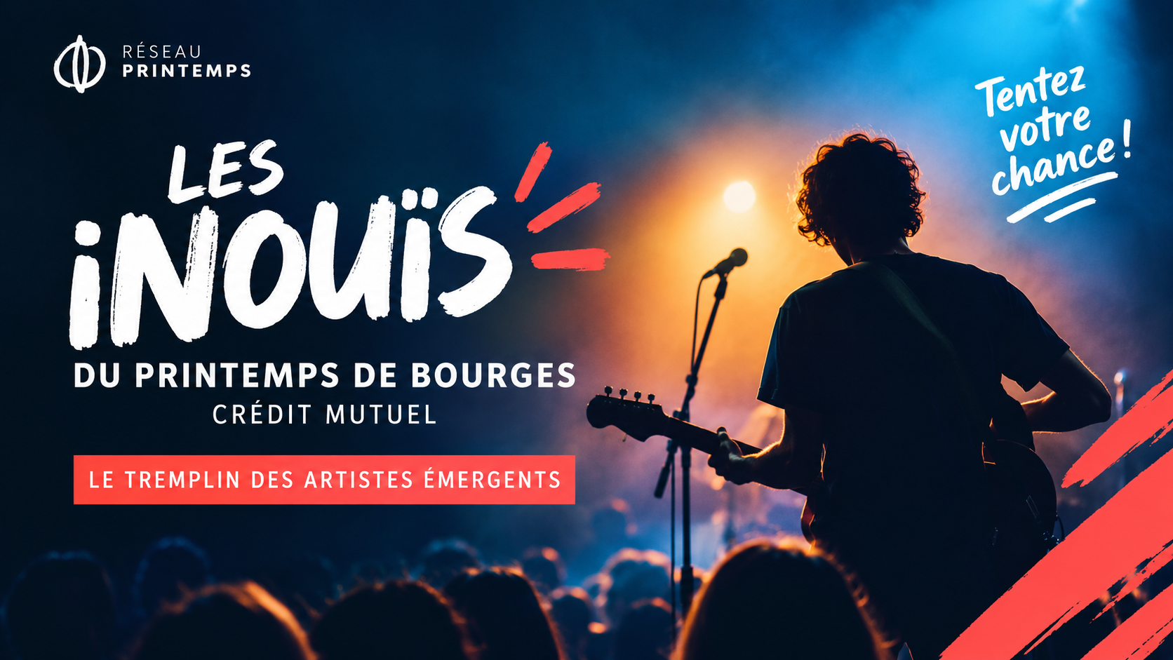 Vous consultez actuellement Les iNOUïS du Printemps de Bourges 2027 : conditions et candidature